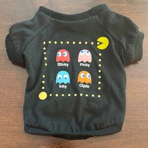 Black Pac-Man Themed Pet Shirt